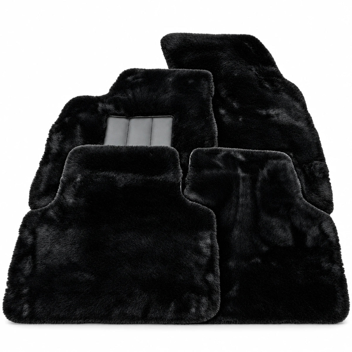 Black Sheepskin Floor Mats for Lamborghini Urus (2018-2027) | ER56 Design - AutoWin