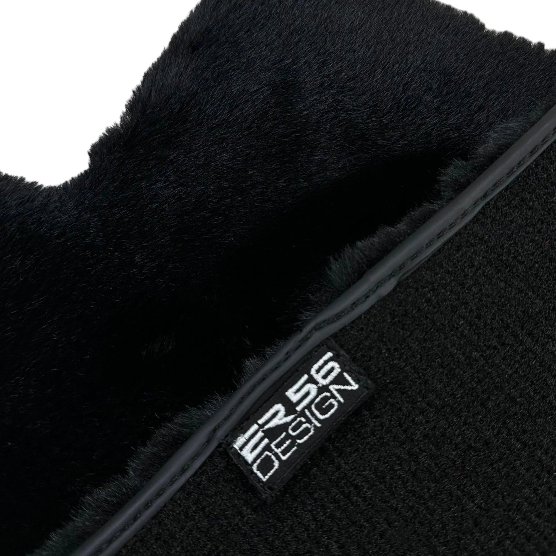 Black Sheepskin Floor Mats For Mercedes Benz GLS-Class X167 Maybach (2020-2023) | ER56 Design