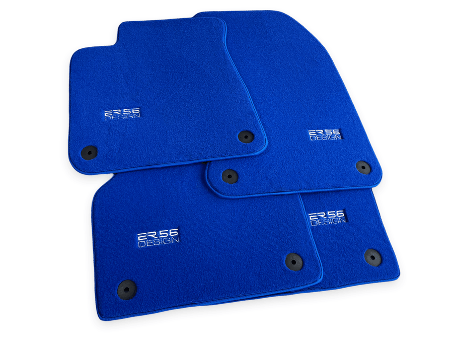 Blue Floor Mats for Audi A3 - 3-door Hatchback (2000-2003) | ER56 Design - AutoWin