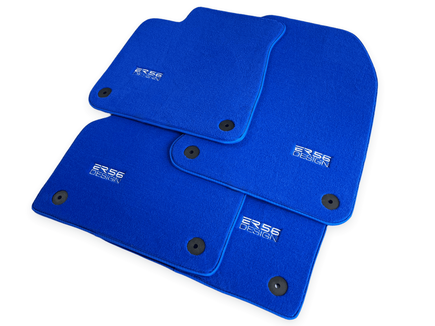 Blue Floor Mats for Audi A4 - B5 Facelift Avant (1999-2001) | ER56 Design - AutoWin