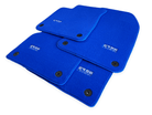 Blue Floor Mats for Audi A6 - C6 Avant Long (2004-2008) | ER56 Design - AutoWin