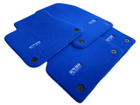 Blue Floor Mats for Audi A8 D3 Long (2002-2010) | ER56 Design - AutoWin