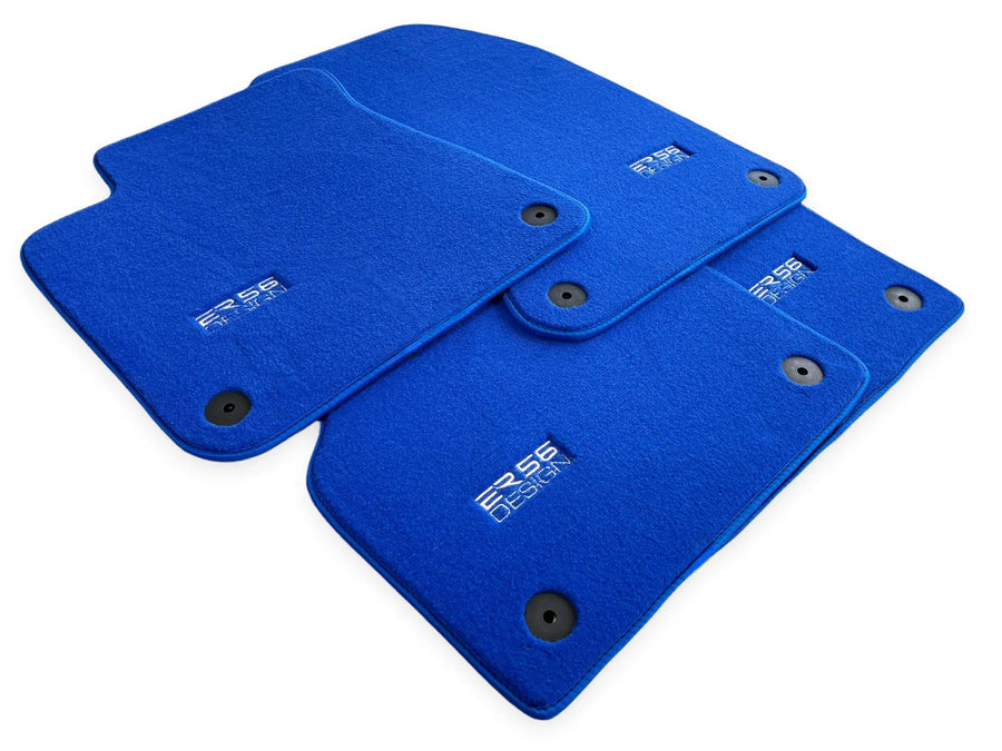 Blue Floor Mats for Audi e-tron GT (2021-2024) | ER56 Design - AutoWin