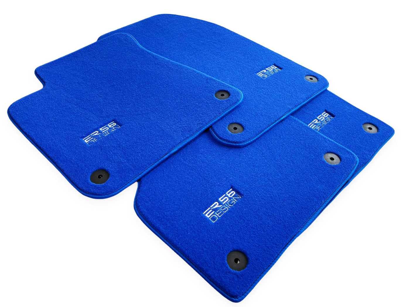 Blue Floor Mats for Audi Q3 F3 (2018-2024) | ER56 Design - AutoWin