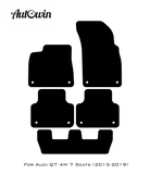 Blue Floor Mats for Audi Q7 4M (2015-2019) | ER56 Design - AutoWin
