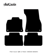 Blue Floor Mats for Audi Q8 e-tron (2023-2025) | ER56 Design - AutoWin