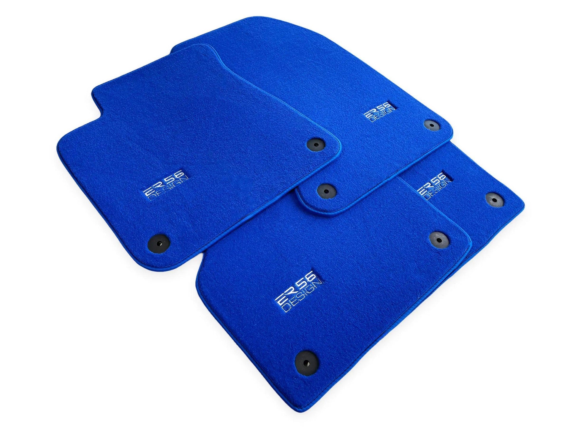 Blue Floor Mats for Audi Q8 e-tron Sportback (2023-2025) | ER56 Design - AutoWin