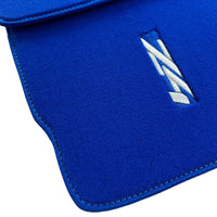 Blue Floor Mats for BMW Z4 Series E86 Coupe (2003-2008) - AutoWin
