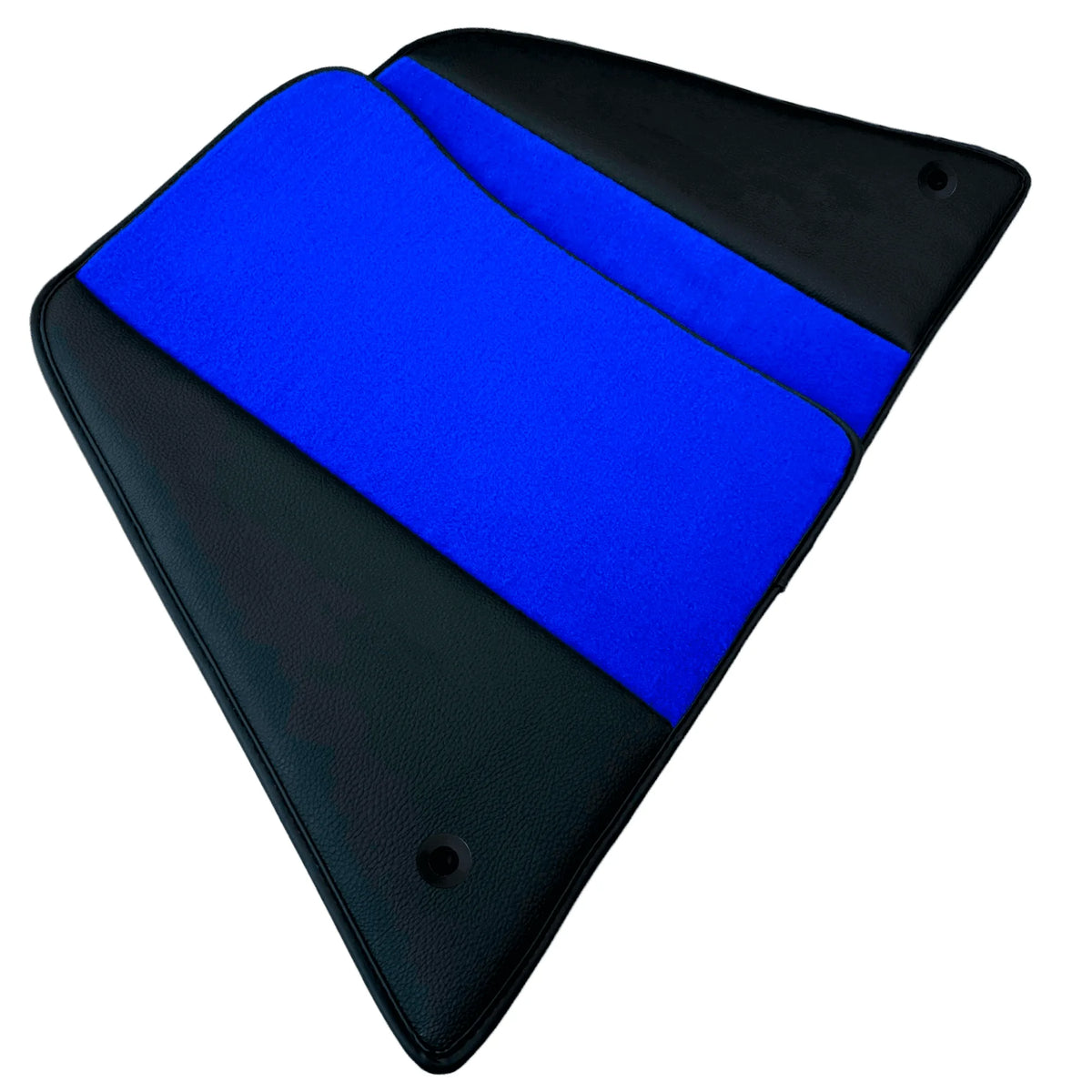 Blue Floor Mats for Ferrari 296 GTS (2022-2027) with Leather - AutoWin