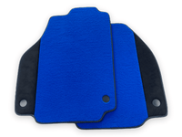 Blue Floor Mats For Ferrari 458 Italia 2009-2015 With Alcantara Leather - AutoWin