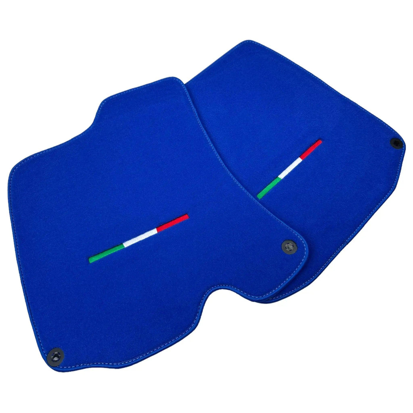 Blue Floor Mats For Ferrari Roma (2021-2024) Italian Edition - AutoWin