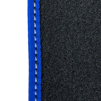 Blue Floor Mats for Lamborghini Diablo (1990-2001) with Purple Leather - AutoWin