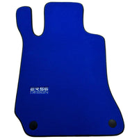 Blue Floor Mats For Mercedes-Benz C-Class W204 (2007-2014) - AutoWin