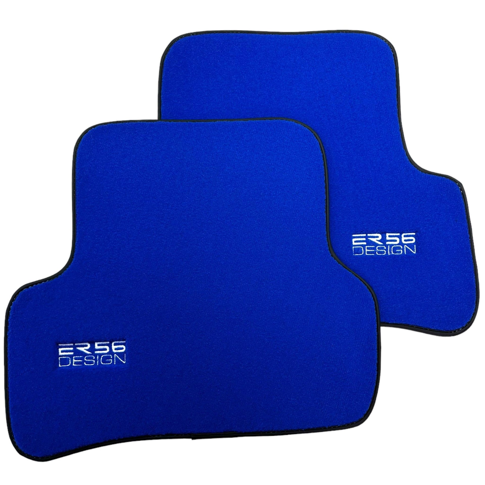Blue Floor Mats For Mercedes-Benz C-Class W204 (2007-2014) - AutoWin