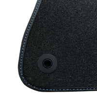 Blue Floor Mats For Mercedes-Benz C-Class W204 (2007-2014) - AutoWin
