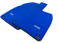 Blue Floor Mats for Porsche 718 Cayman (2017-2023) | Er56 Design - AutoWin
