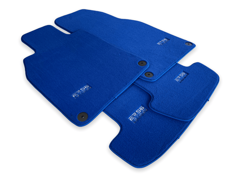 Blue Floor Mats for Porsche Panamera (2009-2016) | ER56 Design - AutoWin