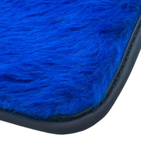 Blue Sheepskin Floor Mats for Rolls-Royce Cullinan (2018-2025)