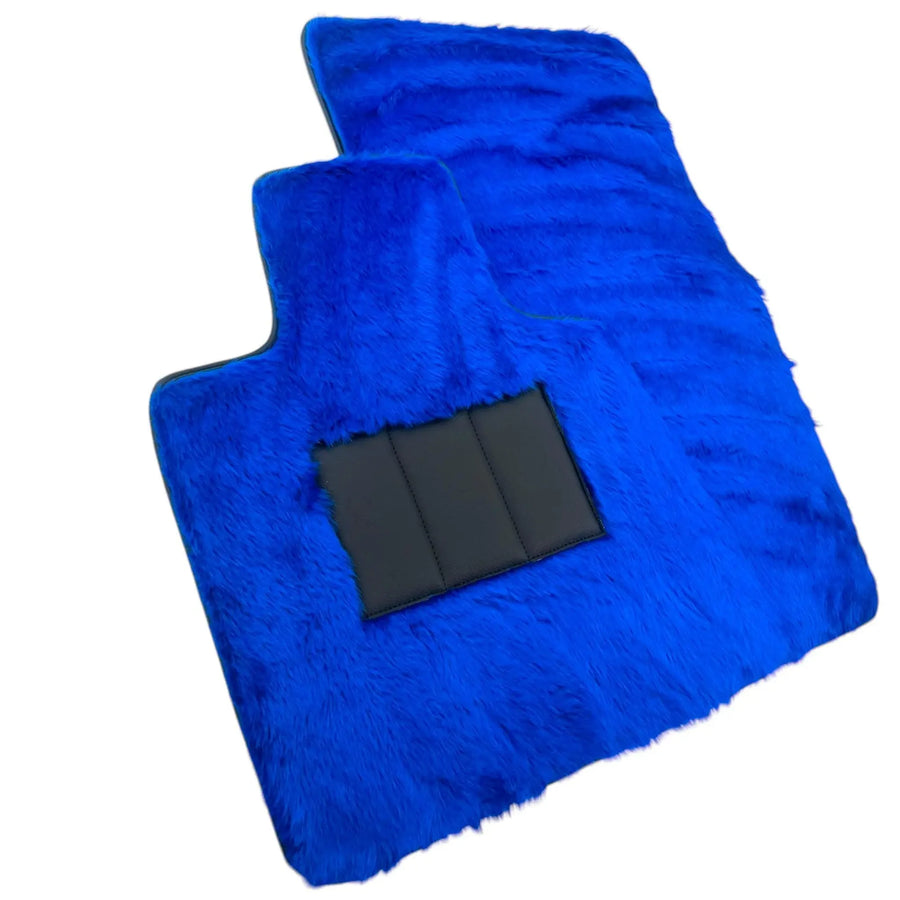 Blue Sheepskin Floor Mats for Rolls-Royce Cullinan (2018-2025)