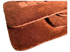 Brown Sheepskin Floor Mats For Bentley Flying Spur (2005-2013) Er56 Design Brand - AutoWin