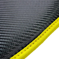 Carbon Fiber Floor Mats for Ferrari 812 GTS (2019-2023) | Yellow Trim