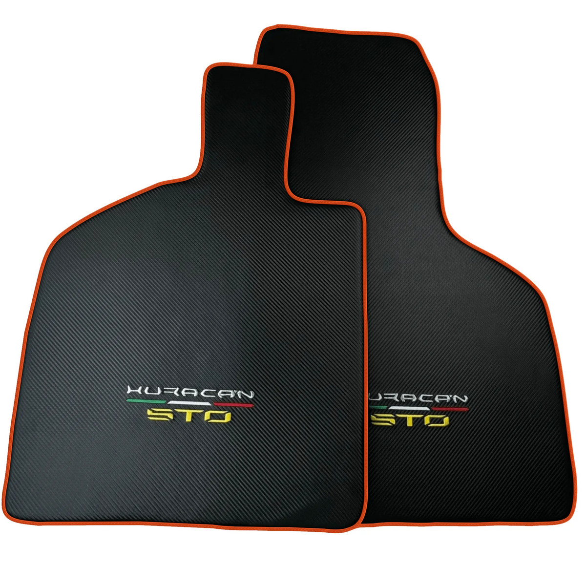 Carbon Fiber Floor Mats for Lamborghini Huracan STO | Various Trim Colors