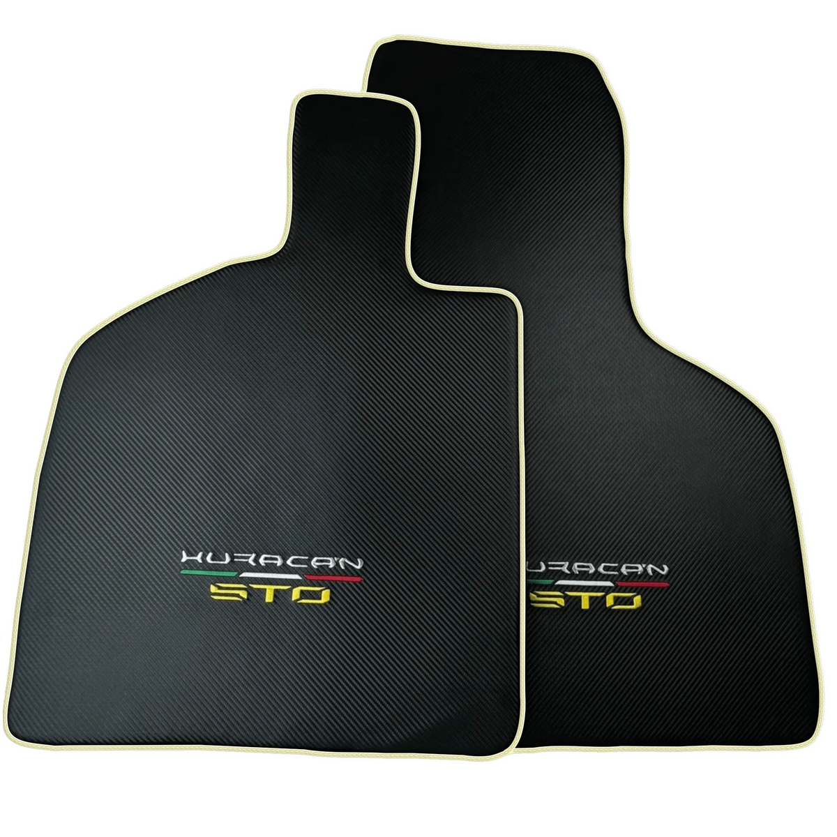 Carbon Fiber Floor Mats for Lamborghini Huracan STO | Various Trim Colors