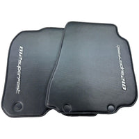 Carbon Fiber Leather Floor Mats For Ferrari 812 Superfast - AutoWin