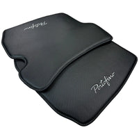 Carbon Fiber Leather Floor Mats For Ferrari Portofino (2018-2023) - AutoWin