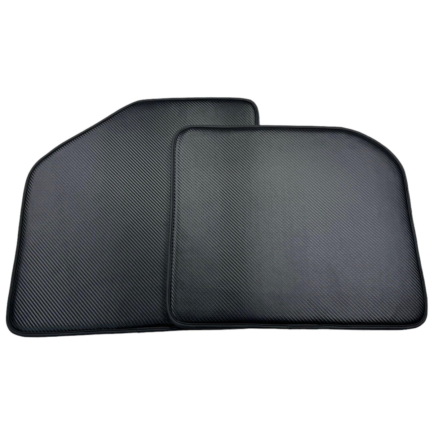 Carbon Fiber Leather Floor Mats for Porsche Carrera GT (2004-2006) - AutoWin
