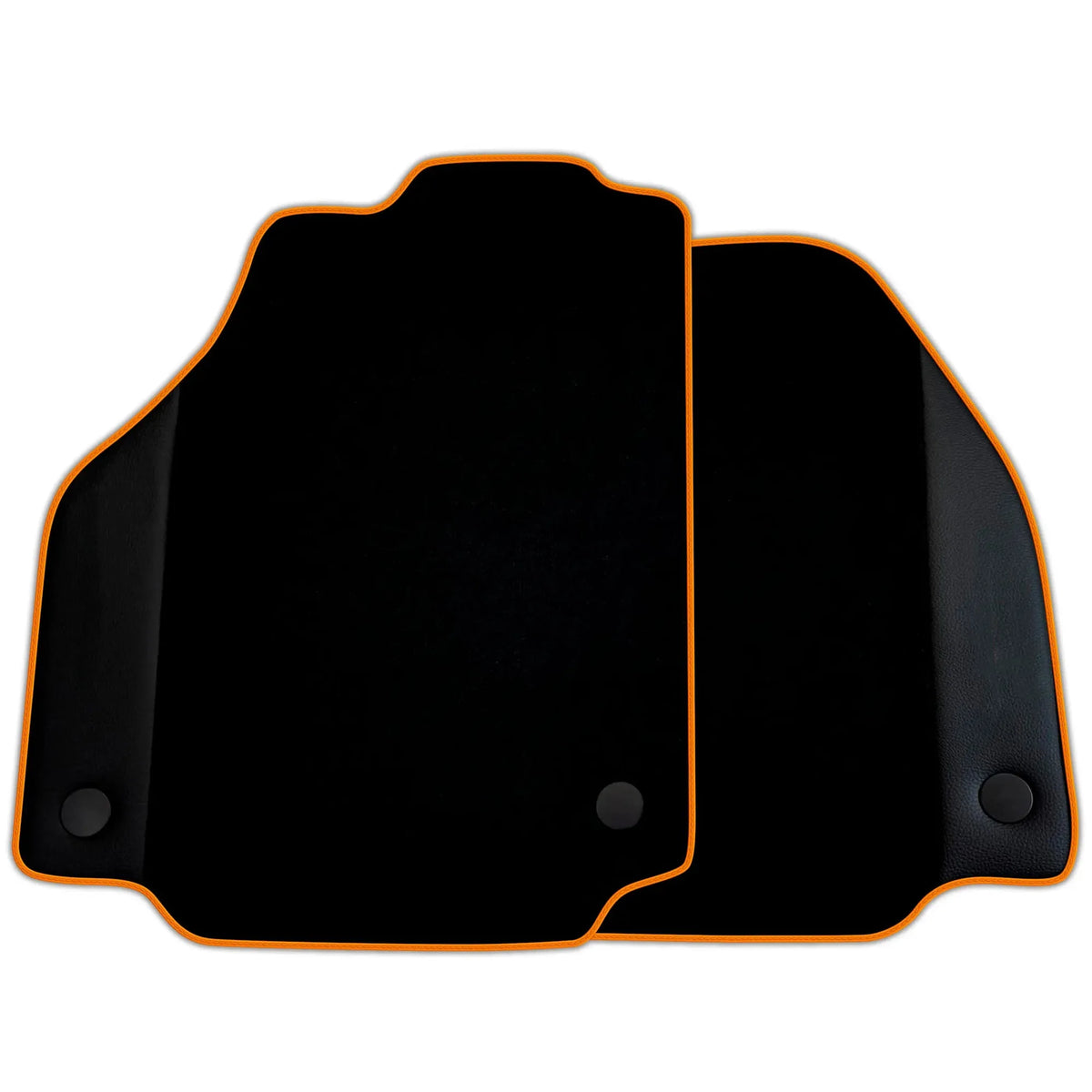 Custom Black Floor Mats for Ferrari 458 Spider (2012-2015) With Leather | Various Trim Colors