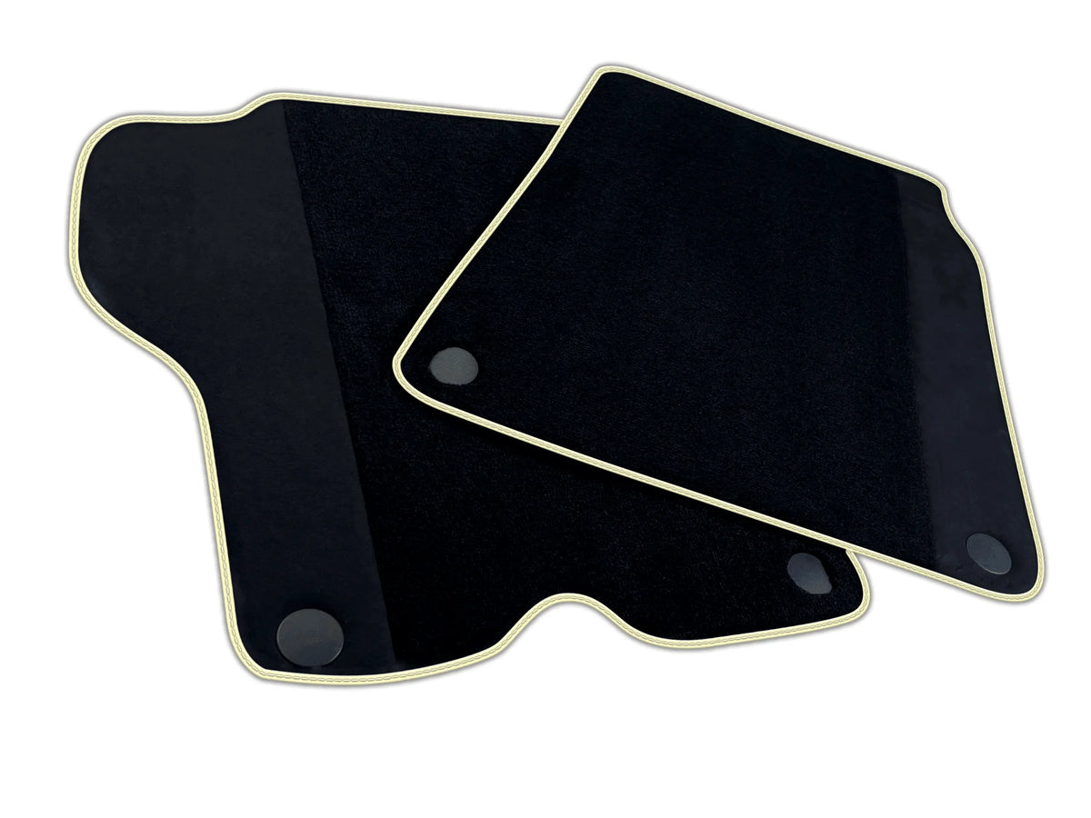 Custom Black Floor Mats For Ferrari California 2008-2014 With Alcantara