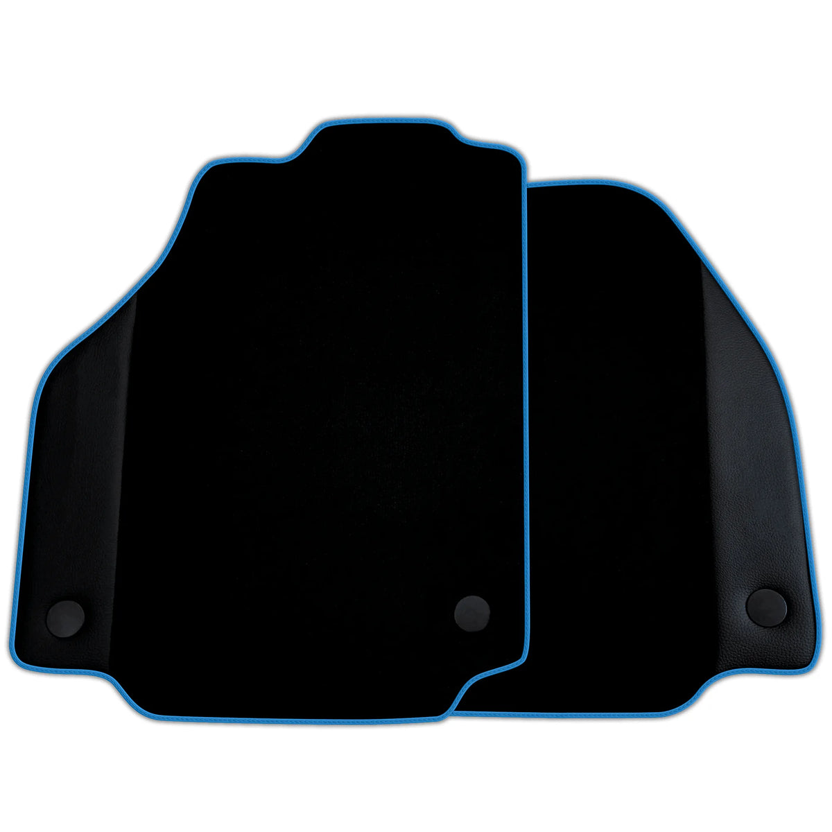 Custom Black Floor Mats for Ferrari F8 Spider (2019-2023) with Leather