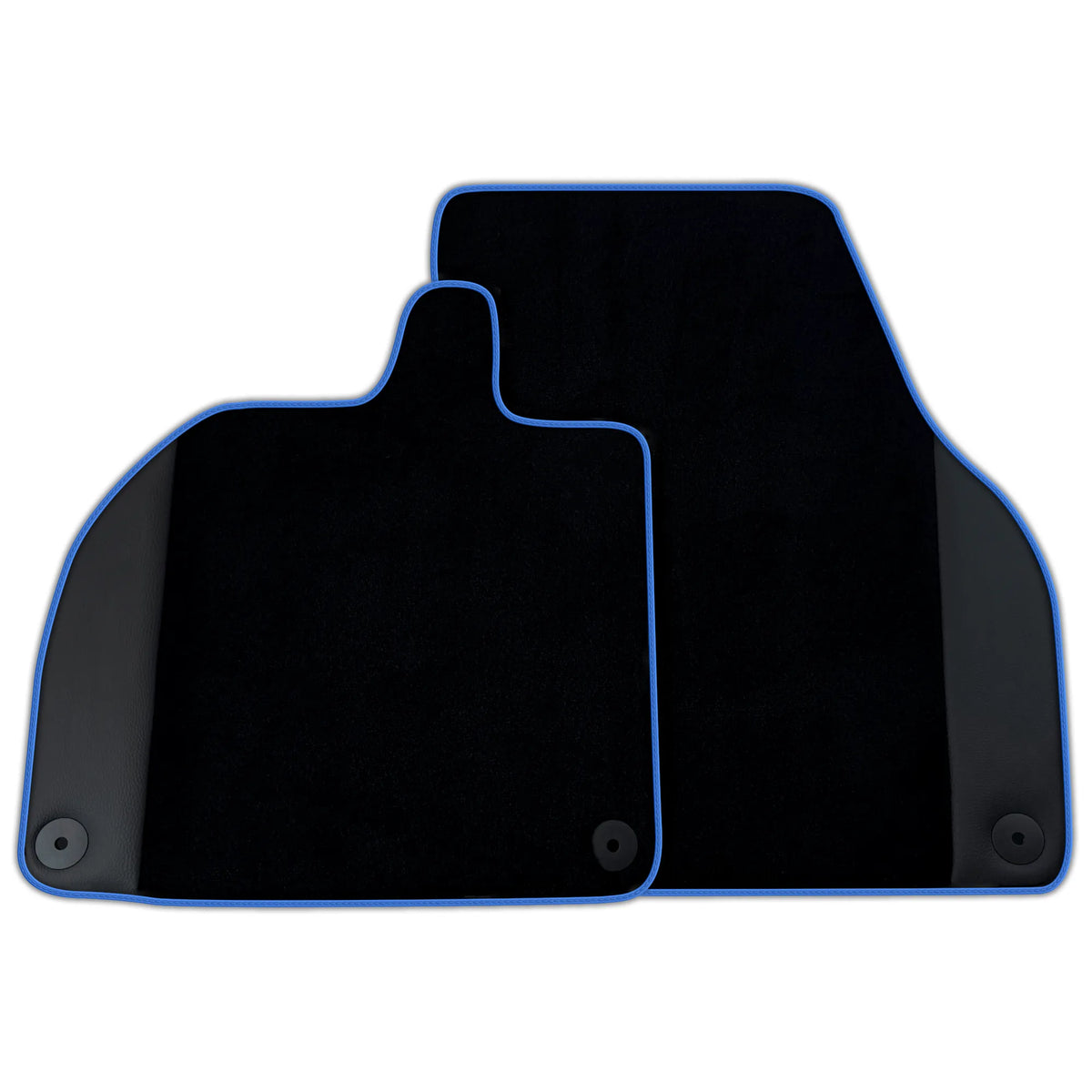 Customizable Black Floor Mats with Leather for Lamborghini Revuelto (2024-2027)