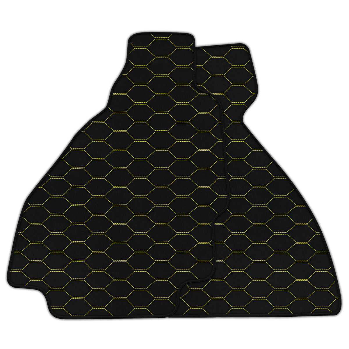 Customizable Leather Floor Mats with Divario Pattern for Ferrari 328 GTS (1985-1989)