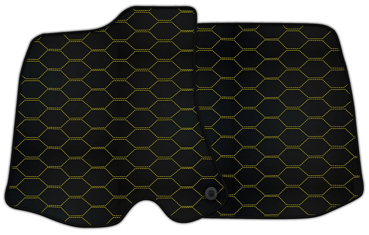 Customizable Leather Floor Mats with Divario Pattern for Ferrari Portofino (2018–2023)