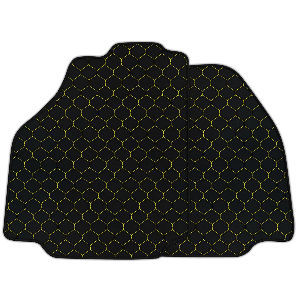 Customizable Leather Floor Mats with Hex Pattern for Ferrari 488 Spider (2016-2022)