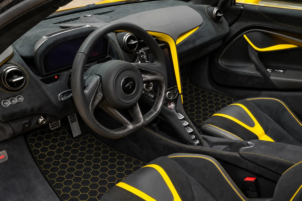 Interior look of floor mats for McLaren 720S (2017-2021)