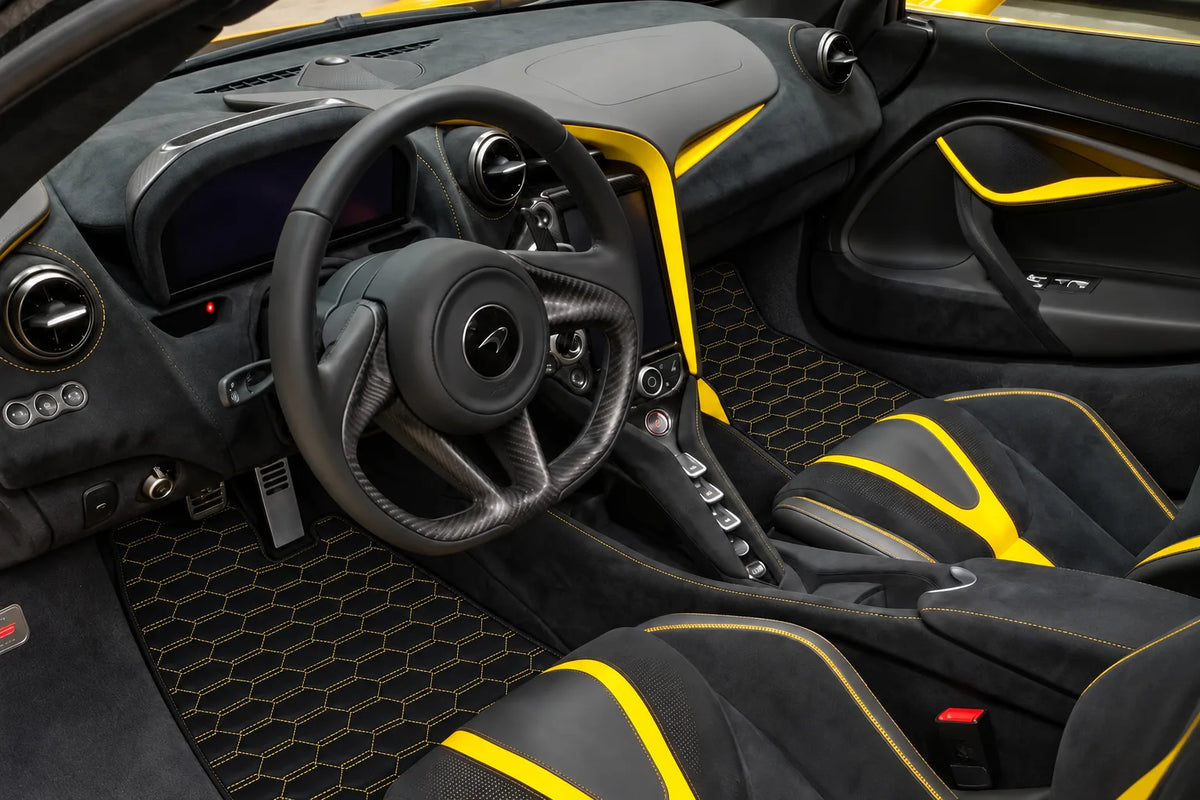 Interior look of floor mats for McLaren 720S (2017-2021)