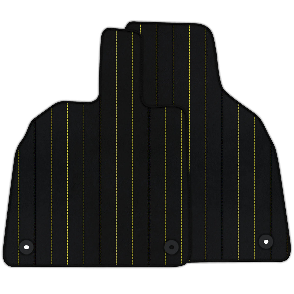 Customizable Leather Floor Mats with Line Pattern for Lamborghini Aventador (2012-2022)