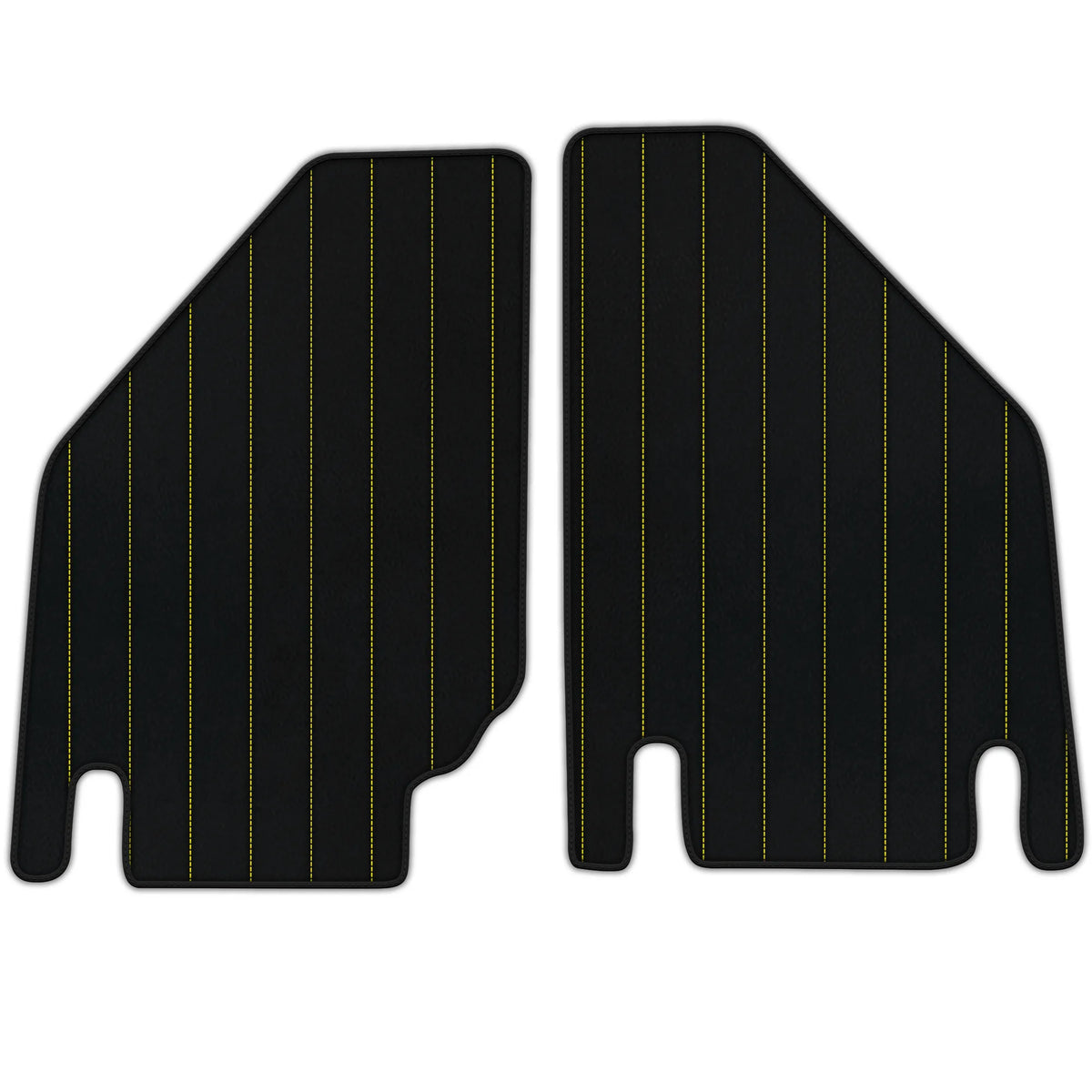 Customizable Leather Floor Mats with Line Pattern for Lamborghini Countach (1974–1990)