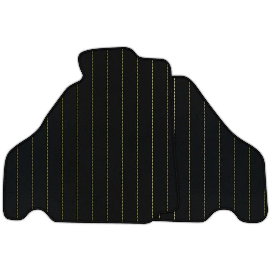 Customizable Leather Floor Mats with Line's Pattern for Ferrari 360 (1999-2005)