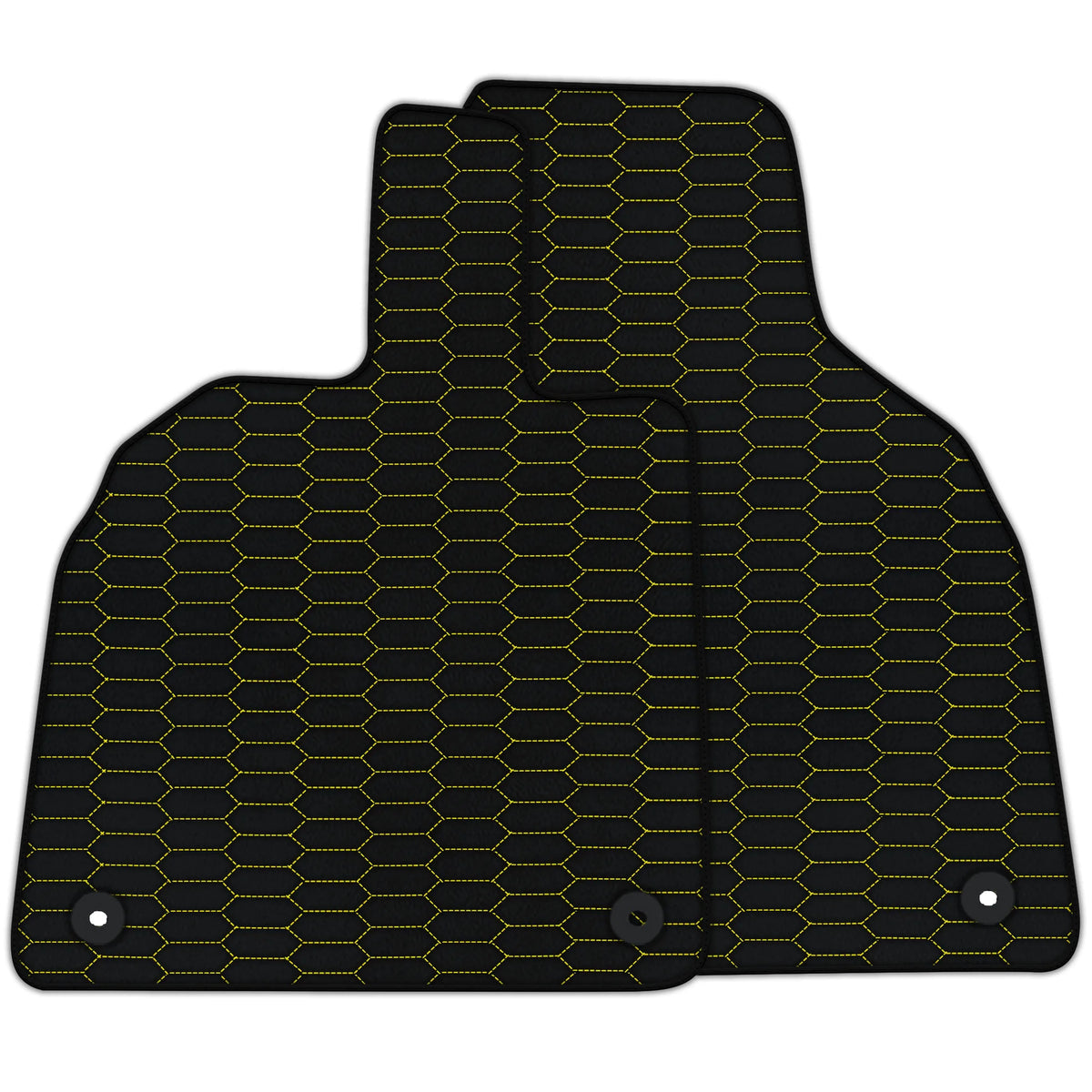 Customizable Leather Floor Mats with Raptor Hex Pattern for Lamborghini Aventador (2012-2022)