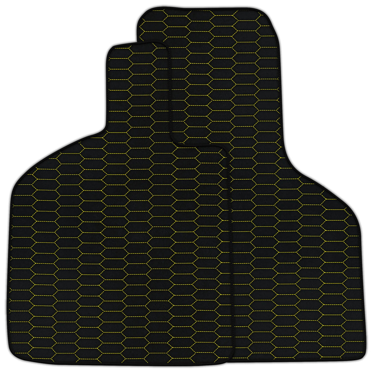 Customizable Leather Floor Mats with Raptor Hex Pattern for Lamborghini Huracan Tecnica (2022-2024)