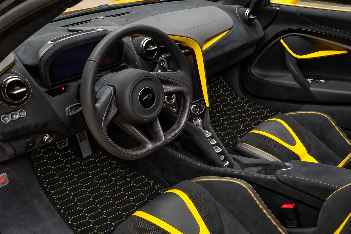 Interior look of floor mats for McLaren 720S (2017-2021)