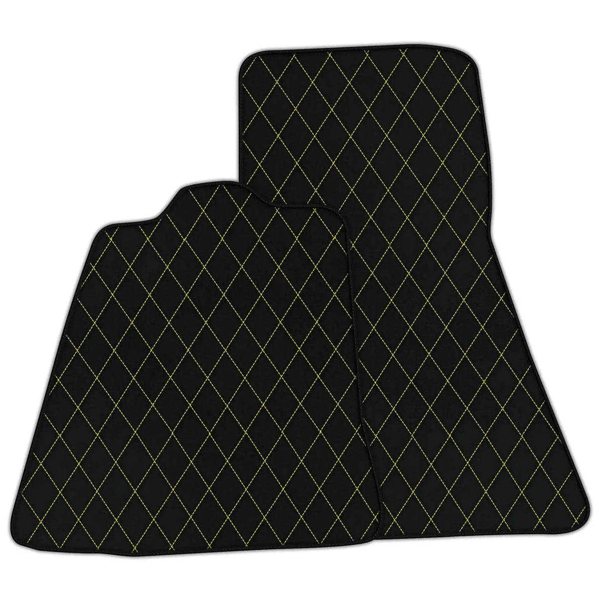 Customizable Leather Floor Mats with Single Diamond Pattern for McLaren P1 (2013-2015)