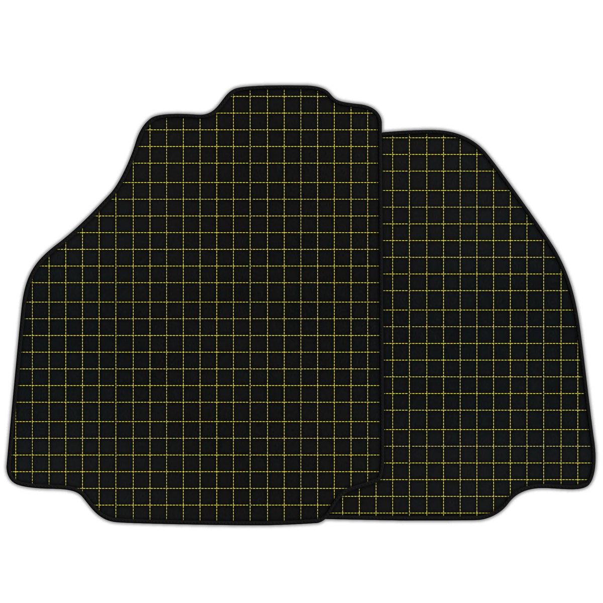 Customizable Leather Floor Mats with Square's Pattern for Ferrari 488 Pista Spider (2019-2021)