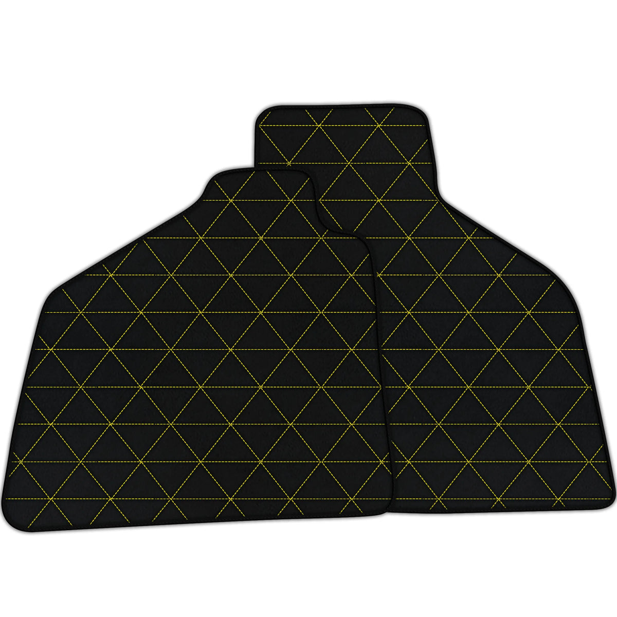 Customizable Leather Floor Mats with Triangle Pattern for Lamborghini Diablo (1990-2001)