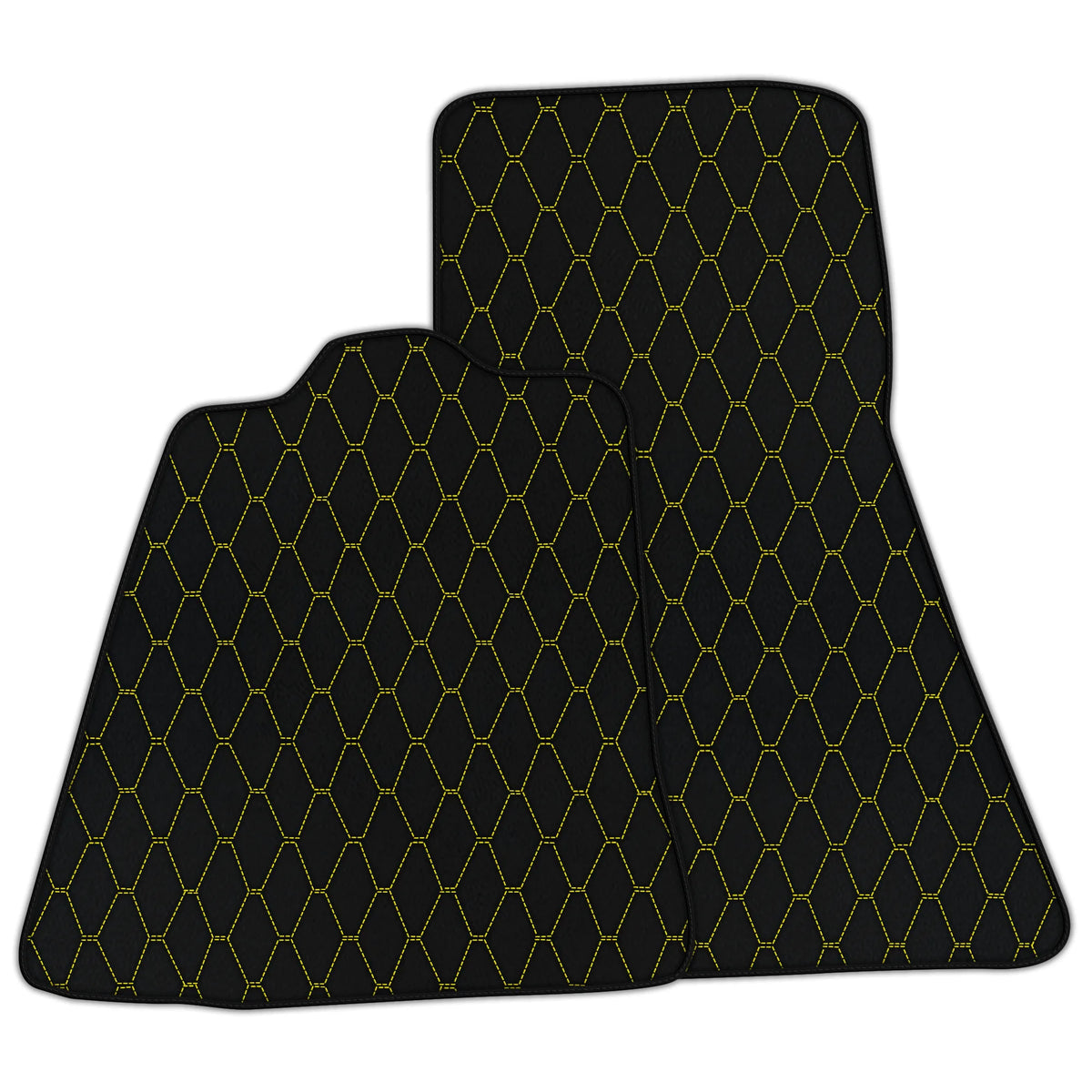 Customizable Leather Floor Mats with Vertical Hex Pattern for McLaren P1 (2013-2015)
