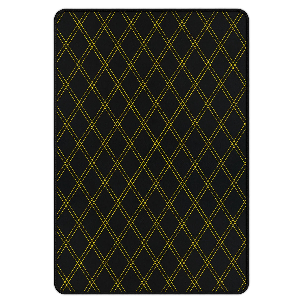 Customizable Leather Trunk Floor Mats with Double Diamond Pattern for Ferrari 458 Spider (2012-2015)